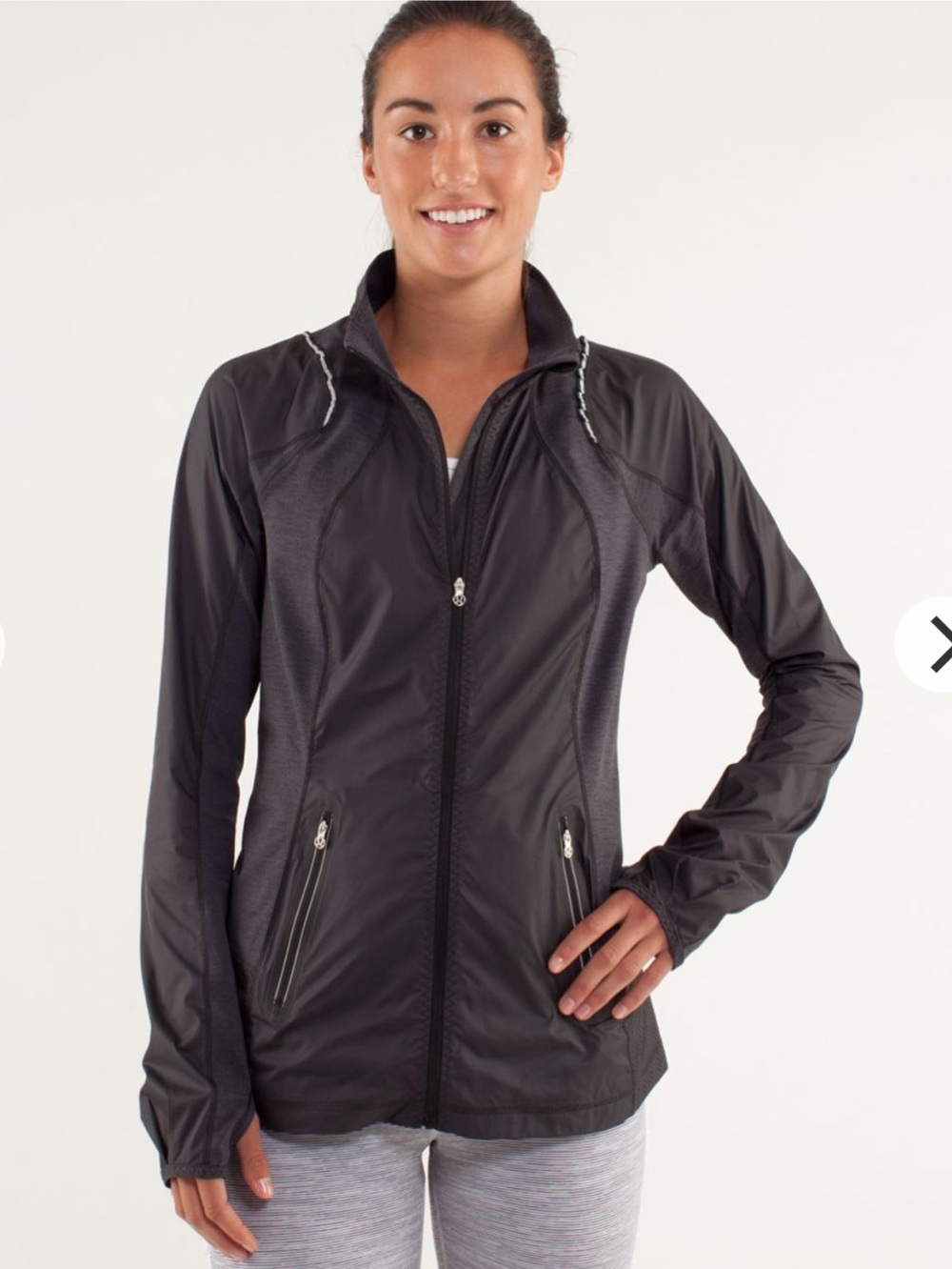 Lululemon Run: Nothin' But Run Jacket Black Coat 6 Small